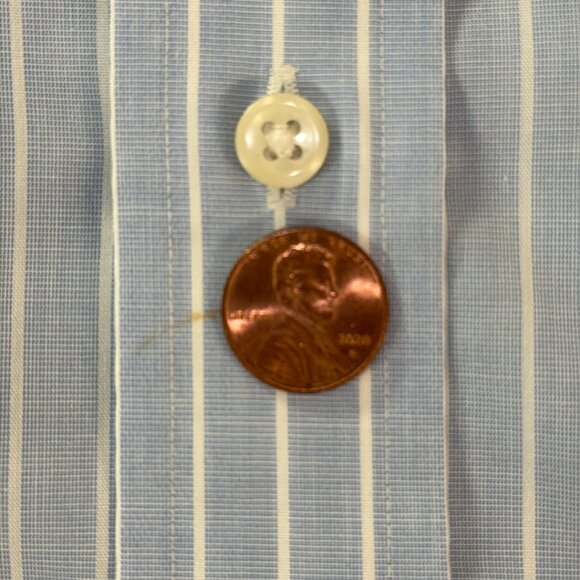 Ralph Lauren Black Label Long Sleeve Shirt Men's Non-Iron 16.5 X 34-35 - Cotton - Picture 15 of 16